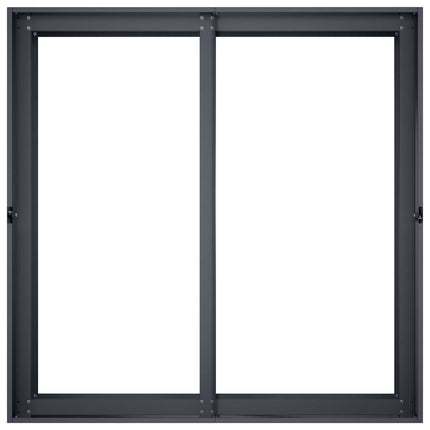 Trädgårdsplanterare Antracit 80 x 80 x 60 cm Kallvalsat stål