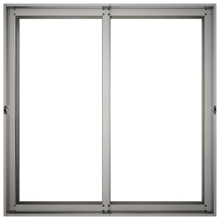 Trädgårdsplanterare Silver 80 x 80 x 60 cm Rostfritt stål
