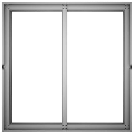 Trädgårdsplanterare Silver 80 x 80 x 60 cm Galvaniserat stål