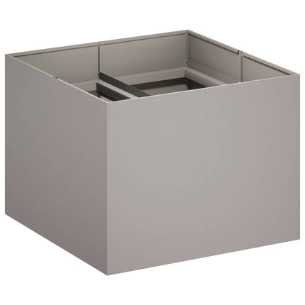 Trädgårdsplanterare Rostig 80 x 80 x 60 cm Väderbeständig stål