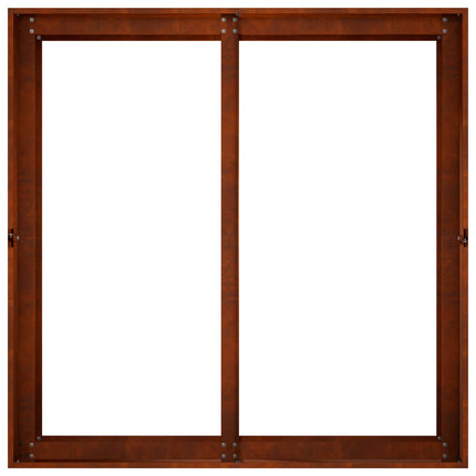 Trädgårdsplanterare Rostig 80 x 80 x 60 cm Väderbeständig stål