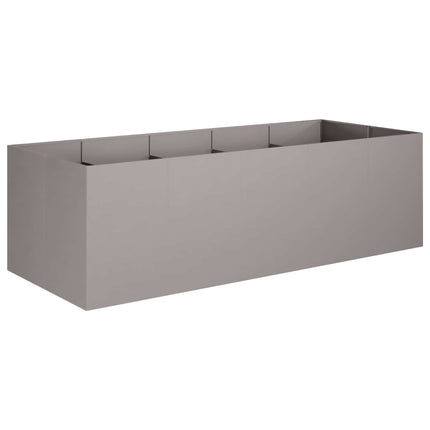 Trädgårdsplanterare Rostig 200 x 80 x 60 cm Väderbeständig stål