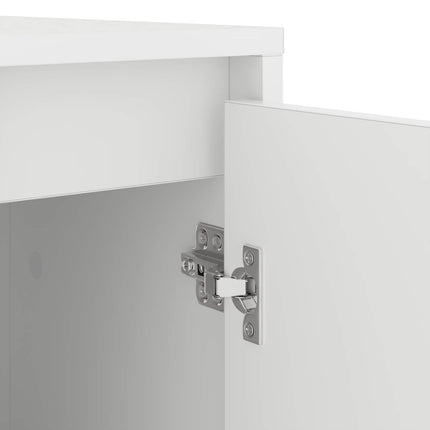 Tvättmaskinskabinet Vit 87 x 60 x 89 cm Konstruerat trä