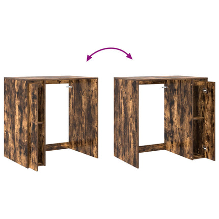 Tvättmaskinskabinet Rökt ek 87 x 60 x 89 cm Konstruerat trä