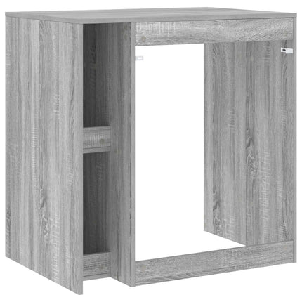 Tvättmaskinskabinet Grå Sonoma 87 x 60 x 89 cm Konstruerat trä
