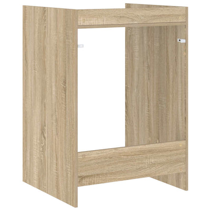 Tvättmaskinskabinet Sonoma 67,5 x 62 x 97 cm Konstruerat trä
