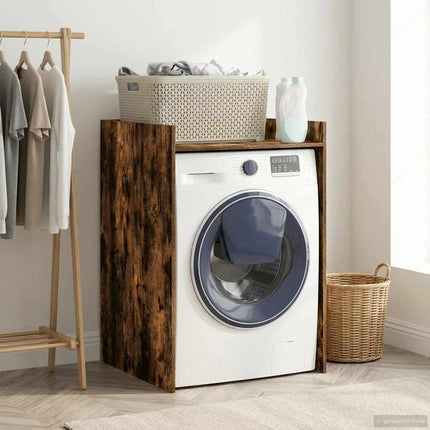 Tvättmaskinskabinet Rökt ek 67,5 x 62 x 97 cm Konstruerat trä
