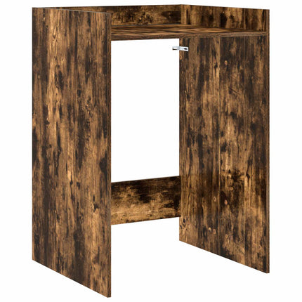Tvättmaskinskabinet Rökt ek 67,5 x 62 x 97 cm Konstruerat trä