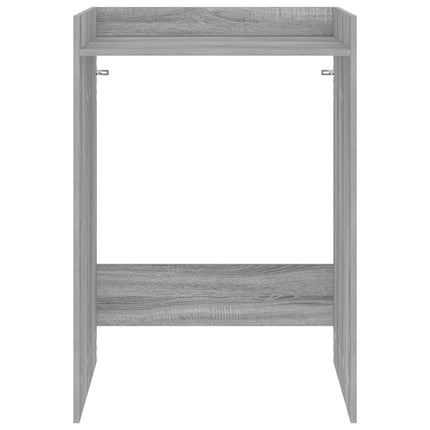 Tvättmaskinskabinet med lagring Grå Sonoma 67,5 x 62 x 97 cm