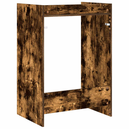 Tvättmaskinskabinet Rökt ek 67,5 x 48 x 97 cm Konstruerat trä