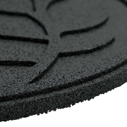 Stepping Stone 6 st Svart Ø 44 x 2 cm Gummi