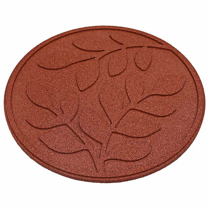 Stepping Stone 6 pcs Röd Ø 44 x 2 cm Gummi