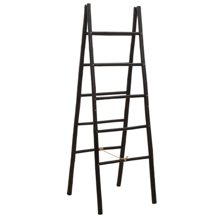 Dubbelsidig filtstege Svart 50 x 50 x 159 cm Bambu
