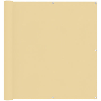 Balkong Skärm Sand 110 x 700 cm Oxford Tyg
