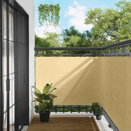 Balkong Skärm Sand 120 x 200 cm Oxford Tyg