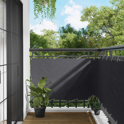 Balkong Skärm Antracit 100 x 400 cm Oxford Tyg