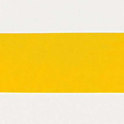 Balkong Skärm Gul och Vit 110 x 300 cm Oxford Tyg
