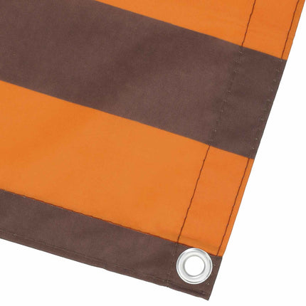 Balkong Skärm Orange och Brunt 110 x 300 cm Oxford Tyg
