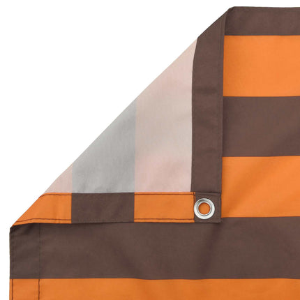 Balkong Skärm Orange och Brunt 110 x 300 cm Oxford Tyg