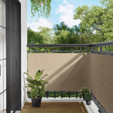 Balkong Skärm 90 x 200 cm PU-belagt oxford alu