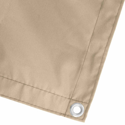 Balkong Skärm Beige 100 x 500 cm Oxford Tyg
