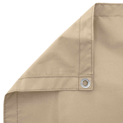 Balkong Skärm Beige 110 x 800 cm Oxford Tyg