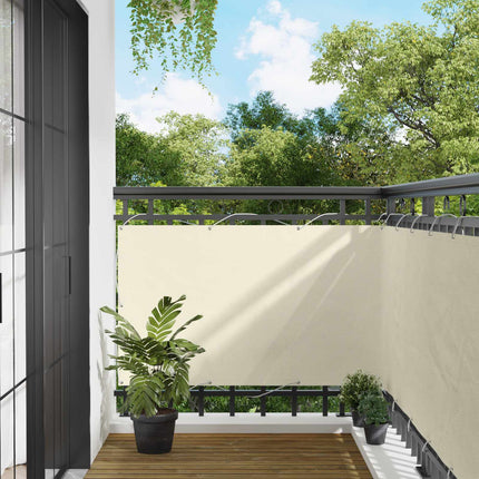 Balkong Skärm 90 x 200 cm PU-belagt oxford alu