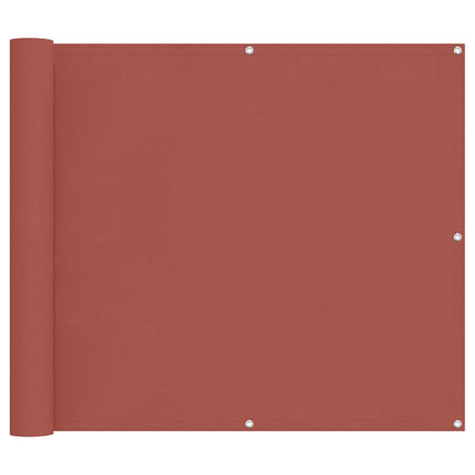 Balkong Skärm Terracotta 100 x 700 cm Oxford Tyg
