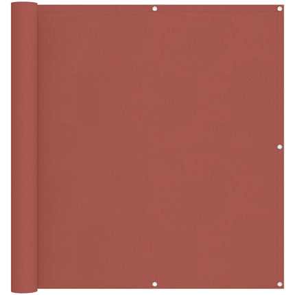 Balkong Skärm Terracotta 110 x 600 cm Oxford Tyg