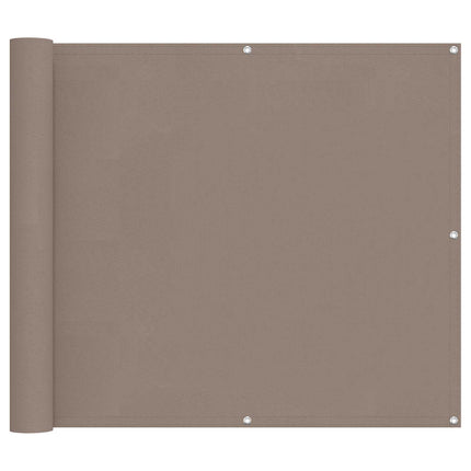 Balkong Skärm 90 x 200 cm PU-belagt oxford alu