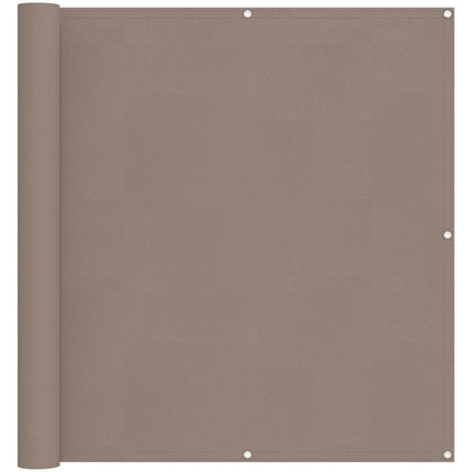 Balkong Skärm 120 x 200 cm PU-belagt oxford alu