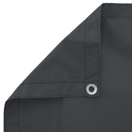 Balkong Skärm Svart 100 x 500 cm Oxford Tyg