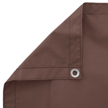Balkong Skärm Brun 90 x 200 cm Oxford Tyg