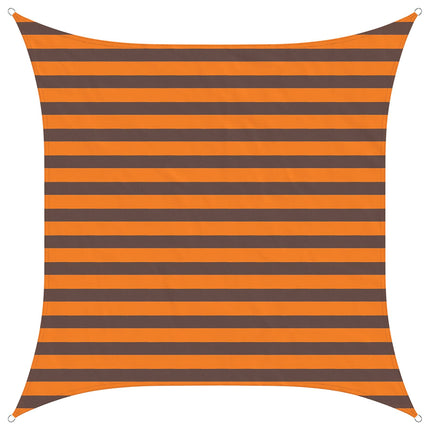 Solskugge segel Orange och Brunt 2 x 2 m 100% polyester oxford