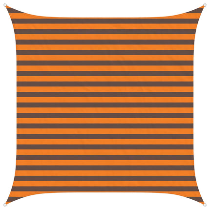 Solskugge segel Orange och Brunt 2,5 x 2,5 m