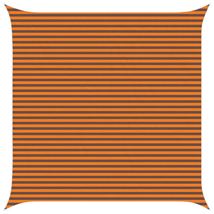 Solskugge segel Orange och Brunt 5 x 5 m 100% polyester oxford