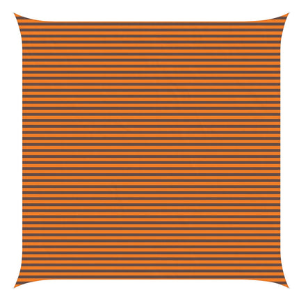 Solskugge segel Orange och Brunt 6 x 6 m 100% polyester oxford