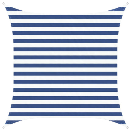 Solskugge segel Blå och Vit 2 x 2 m 100% polyester oxford