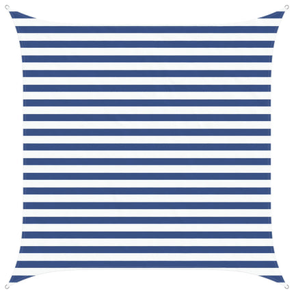 Solskugge segel Blå och Vit 2,5 x 2,5 m 100% polyester oxford