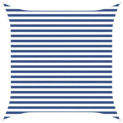 Solskugge segel Blå och Vit 3 x 3 m 100% polyester oxford