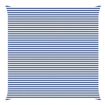 Solskugge segel Blå och Vit 6 x 6 m 100% polyester oxford