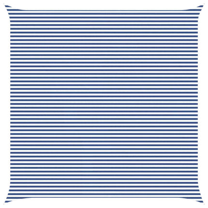 Solskugge segel Blå och Vit 7 x 7 m 100% polyester oxford