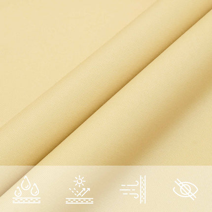 Solskugge segel Sand 6 x 2,5 m 100% polyester oxford