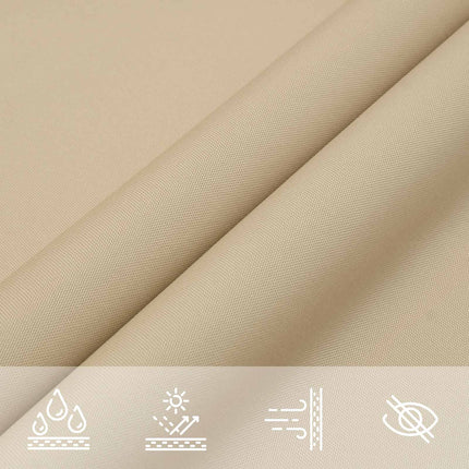 Solskugge segel Beige 6 x 2,5 m 100% polyester oxford