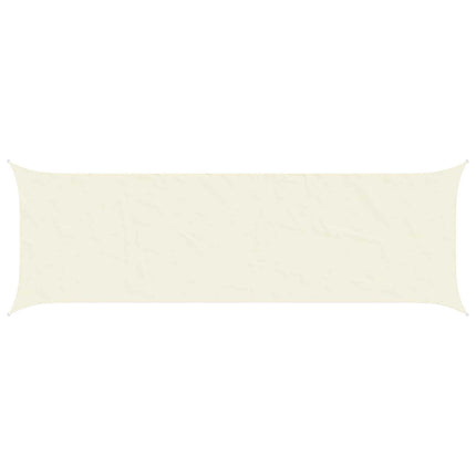 Solskugge segel Gräddvit 6 x 2 m 100% polyester oxford