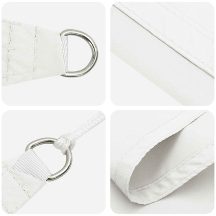 Solskugge segel Vit 6 x 2 m 100% polyester oxford