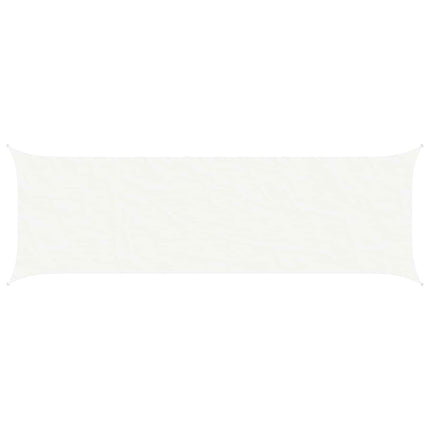 Solskugge segel Vit 6 x 2 m 100% polyester oxford