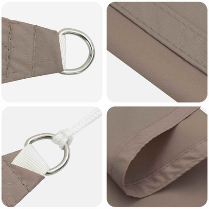 Solskugge segel Taupe 6 x 2,5 m 100% polyester oxford