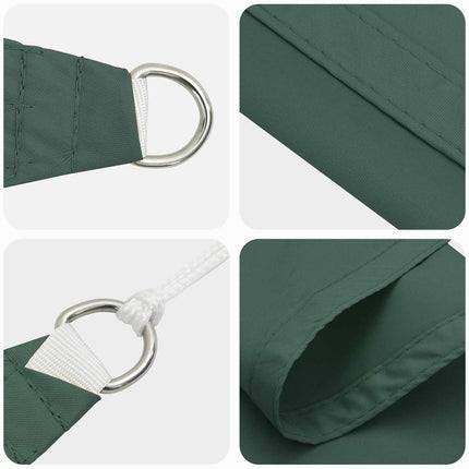 Solskugge segel Mörkgrön 6 x 2,5 m 100% polyester oxford