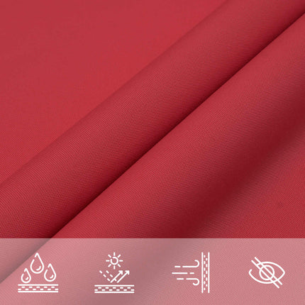 Solskugge segel Röd 6 x 2 m 100% polyester oxford